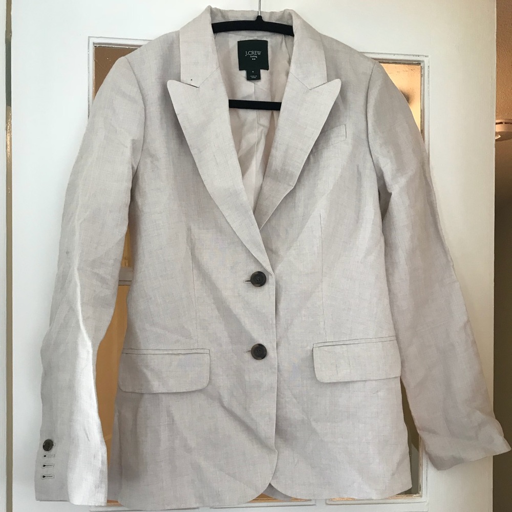 J. Crew Linen Blazer